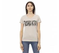 Trussardi, ,Tops ,Donna ,Beige ,M T-shirt a maniche corte Action