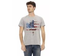 Trussardi Action Gray Cotton Men's T-Shirt - L