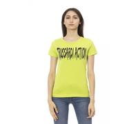 Trussardi Action Green Cotton Women T-Shirt - L
