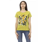 Trussardi Action Green Cotton Women T-Shirt - M