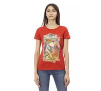 Trussardi Action Red Cotton Women T-Shirt - XXL
