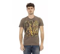 Trussardi - Action Short Sleeve Tee - -Tops -Uomo -Marrone -M