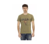 Trussardi, ,Tops ,Uomo ,Verde ,2XL Action T-Shirt