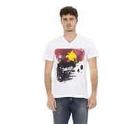 Trussardi Action White Cotton Men's T-Shirt - L