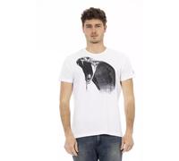 Trussardi Action White Cotton Men's T-Shirt - M
