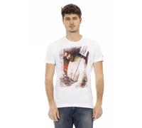 Trussardi Action White Cotton Men's T-Shirt - S