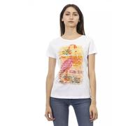Trussardi Action White Cotton Tops & T-Shirt - L