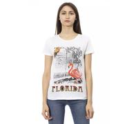 Trussardi Action White Cotton Women T-Shirt - L
