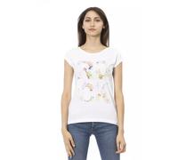 Trussardi Action White Cotton Women T-Shirt - M