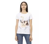 Trussardi Action White Cotton Women T-Shirt - S