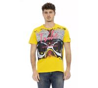Trussardi Action Yellow Cotton Men T-Shirt - XXL