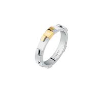 TRUSSARDI Anello Donna in Acciaio, Collezione T-LOGO