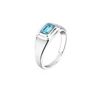 TRUSSARDI Anello Donna in Acciaio, Zirconi, Collezione T-DESIGN, Regalo Anniversario