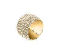 TRUSSARDI Anello pavé da donna in acciaio cristallo collezione T-DESIGN