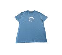 Trussardi Beachwear Light Blue Cotton Men T-Shirt - L