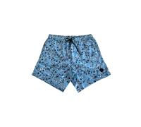 Trussardi Beachwear Light Blue Polyester Men Swim Trunk - M