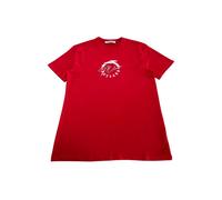 Trussardi Beachwear "Red Cotton Men T-Shirt" - XL