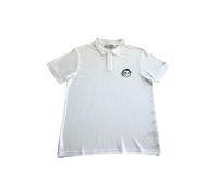 Trussardi Beachwear White Cotton Men Polo Shirt - L