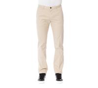 Trussardi Beige Cotton Men Trouser - IT52 | XL