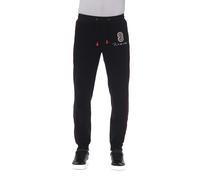 Trussardi Black Cotton Men Sports Pant - S