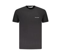 Trussardi Black Cotton Men T-Shirt - M