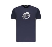 Trussardi Blue Cotton Men T-Shirt - S