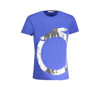 Trussardi Blue Cotton Men T-Shirt - S