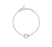 Trussardi Bracciale da donna in acciaio, collezione T-Logo, Cuore - TJAXC46