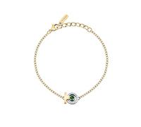 TRUSSARDI Bracciale Donna in Acciaio, Cristalli, collezione T-Logo - TJAXC58