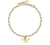 Trussardi Bracciale Placcato Oro Cristalli T-Logo TJAXC24 - Bracciale