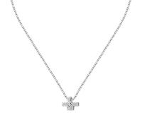 TRUSSARDI T-Logo Collana Donna in Acciaio, Zirconi - TJAXC13