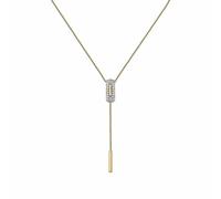 Trussardi Collana Moderna In Acciaio Placcato Oro Concept Tjayy01 - Collana