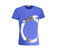 Trussardi - Cotton T-Shirt - - Tops - Uomo - Blu - S