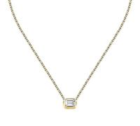 Trussardi Elegante Collana Placcata Oro Con Zirconi T-Design Tjaxa20 - Collana