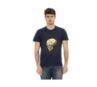 Trussardi - Elegante maglietta blu a maniche corte - -Tops -Uomo -Blu -M