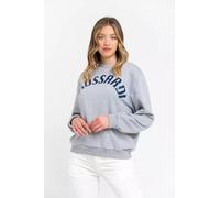 Trussardi Gray Cotton Women Sweatshirt - M