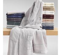 Trussardi Home Telo Bagno in Spugna di Puro Cotone Ribbon S46