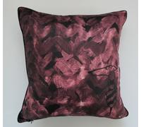 TRUSSARDI HOME1 CUSCINO ARREDO 50X50 CM "KNIT BORDEAUX" tessuto cotone