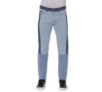 Trussardi Jeans Blue Cotton Men Jeans - W32