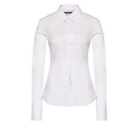 Trussardi Jeans Donna Camicia Manica Lunga Popeline Stretch 56C005661T005891 40 Bianco White W001