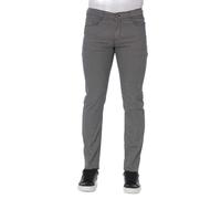 Trussardi Jeans Gray Cotton Men's Pants - W38