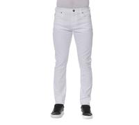 Trussardi Jeans White Cotton Men Jeans - W34