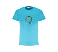 Trussardi Light Blue Cotton Men TShirt - M