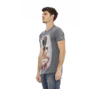 Trussardi Maglietta marrone / grigio / nero / bianco Uomo Trussardi M