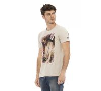 Trussardi Maglietta sabbia / cioccolato / rosso / nero Uomo Trussardi XXL