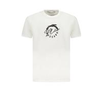 Trussardi, ,Tops ,Uomo ,Bianco ,L Magliette in Cotone Bianca per Uomo
