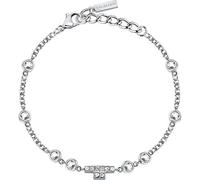 Trussardi Matching steel Bracciale with crystals T-Logo TJAXC21