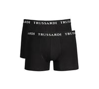 Trussardi Nero Cotton Men Boxer Brief Pair - XXL