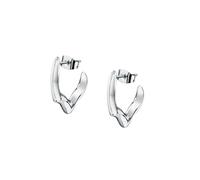 Trussardi Orecchini Cerchio Acciaio T-Design TJAXA06 - Orecchini