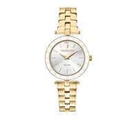 Orologio TRUSSARDI donna T-shiny tempo acciaio dorato / bianco R2453145503